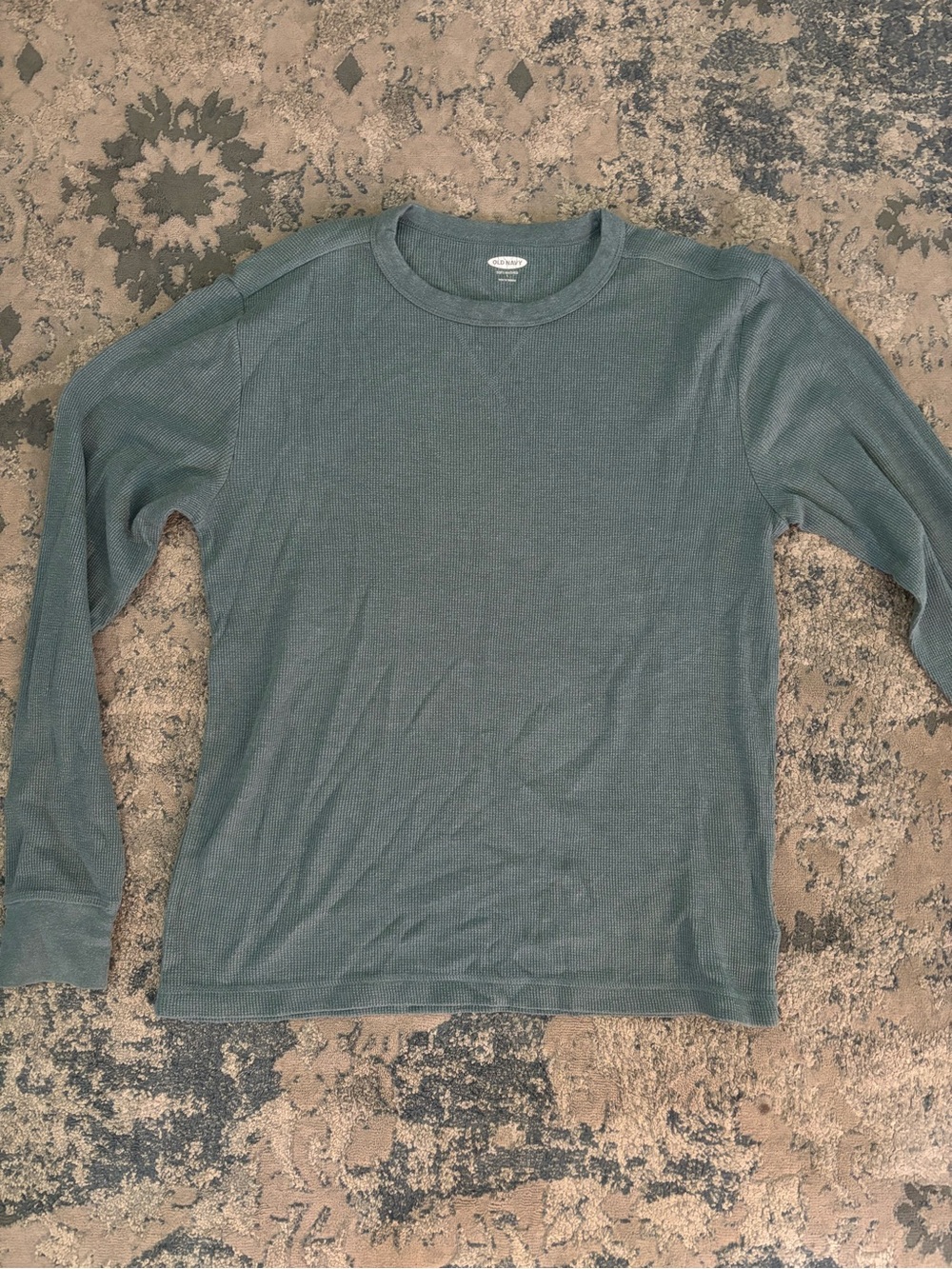 Old Navy Men's Crewneck Thermal Sweater - Teal